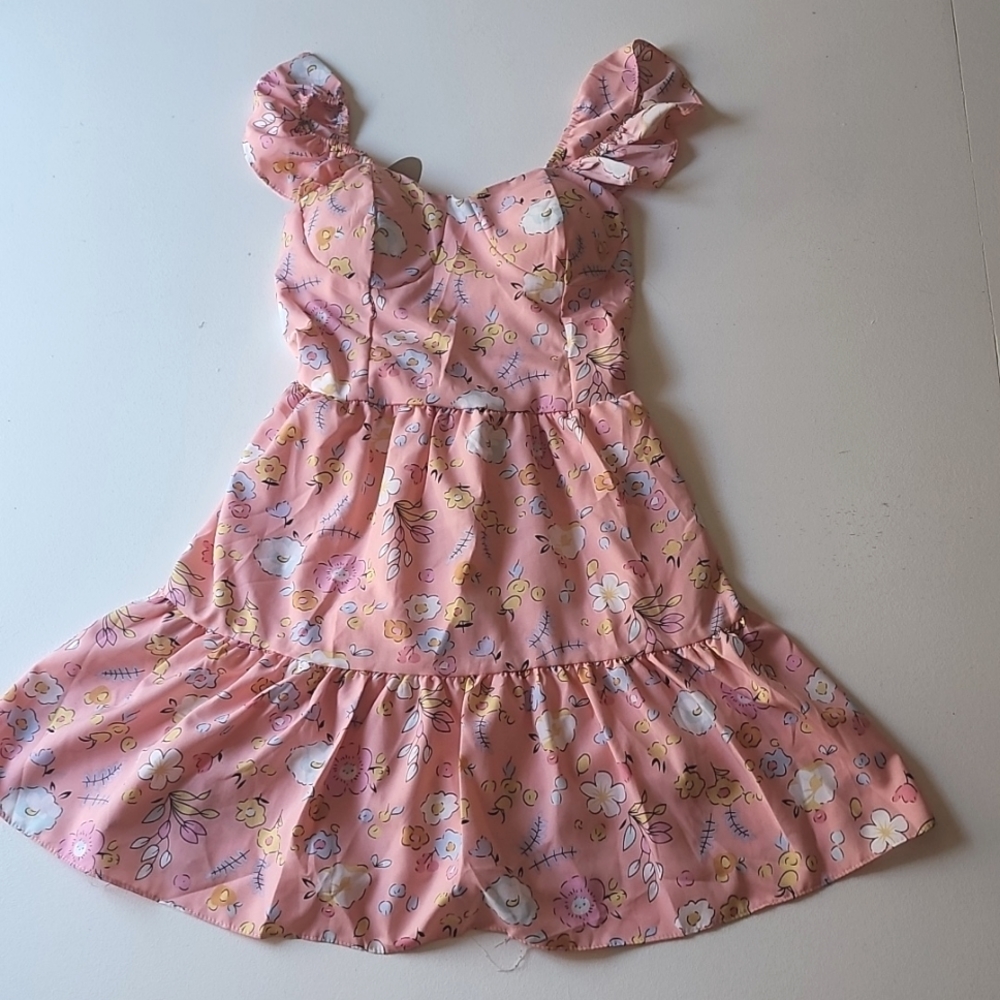 Peach Mini dress